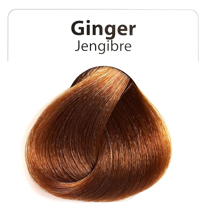 L Lorenzo Color Definer Cellophane 8.11fl.oz/240ml | Peroxide &amp Ammonia Free | Glossy hair Brilliant color without Damaged Hair | Stain Remover Inside (Ginger 240ml / 8.11Fl.Oz)