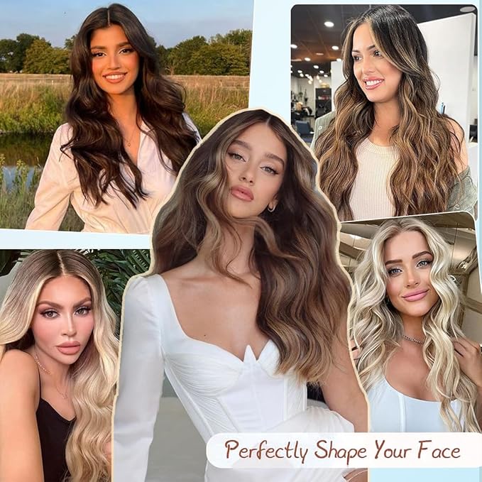 Wavy Hair Topper 20 Hair Toppers for Women with Thinning hair Synthetic Hair toppers for Women Wigs &amp Accessories
