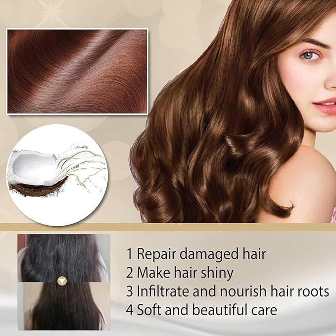 Magical Hair MaskDeep Conditioning Hair Mask For Hair EndsAdvanced Molecular Hair Root TreatmentHydrating For Dry &amp Damaged Hair (2PCS)