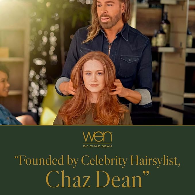 WEN by Chaz Dean Re-Moist Hair Mask - Deep Conditioning Hair Mask for Damaged Hair Moisturizing Hair Treatment Hydrating Repair Smoothing &amp Softening - Bamboo Green Tea 4 Oz (Pack of 1)