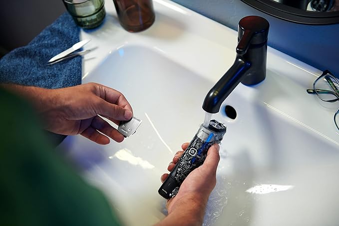 Philips Norelco Multigroom 5000 Series All-in-One Trimmer and Hair Clipper 18-Piece Men's Grooming Kit for Beard Face Hair Body and Intimate Areas No Blade Oil Needed Model MG5910/49