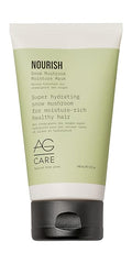 AG Care Nourish Snow Mushroom Hair Mask with Avocado Oil - Deep Conditioner for Dry Damaged Hair 5 Fl Oz Bottle