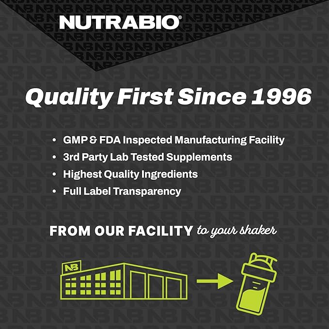 NutraBio ? EAA Pure ? 9 Amino Acids ? Muscle Repair and Recovery 30 Servings Grape Berry Crush ? Pre or Post Workout ? All Day Recovery
