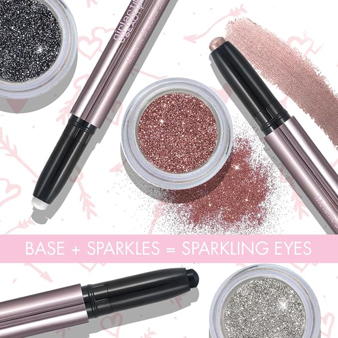 Girlactik Creamy Eyeshadow Stick- Long Lasting and Water-Resistant Shimmering and Matte Colors Eye Shadow Stick Makeup Built-in sharpener - 2 g / .07 oz (Bark)
