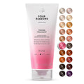 Four Reasons Color Mask - Rose Pink - (27 Colors) Toning Treatment Color Depositing Conditioner Tone &amp Enhance Color-Treated Hair - Semi Permanent Hair Dye Vegan and Cruelty-Free 6.76 fl oz
