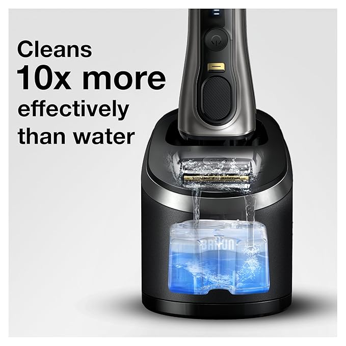 Braun Clean &amp Renew Refill Cartridges CCR Replacement Shaver Cleaner Liquid Solution for Clean&ampCharge System Pack of 6