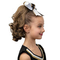 Perfect Curls Cheerleader Hairpiece 14 inch Curly Ponytail Hairpiece for Young Girls (Cocoa)