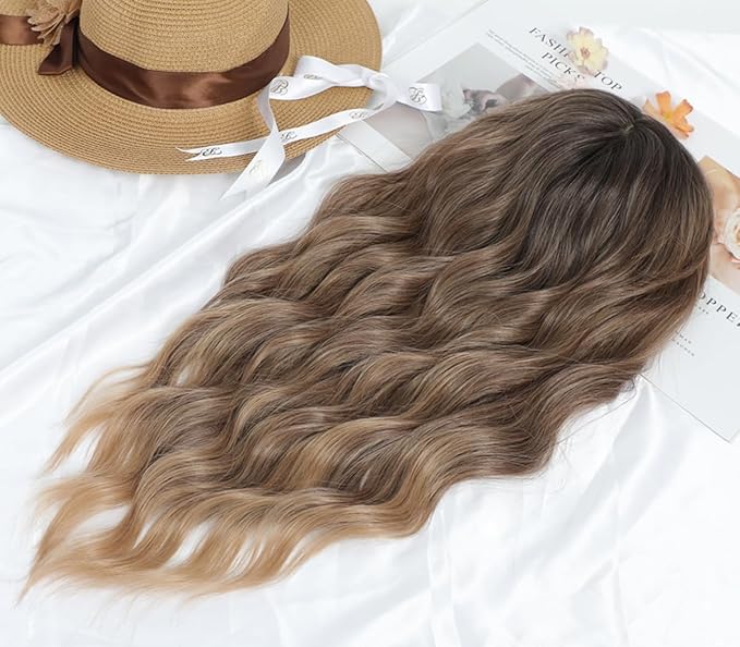 20 Wavy Hair Topper 6.5x6.5 Base Size Hair Toppers for Women Synthetic Hairpieces for Women with Thinning hair Wavy Clip In