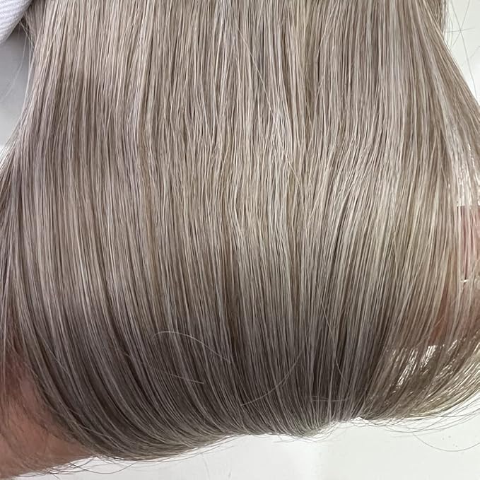 Women's Short Bob Wigs Baseball Cap with Hair Girls Wig Hats Straight Hair Wavy Natural grey