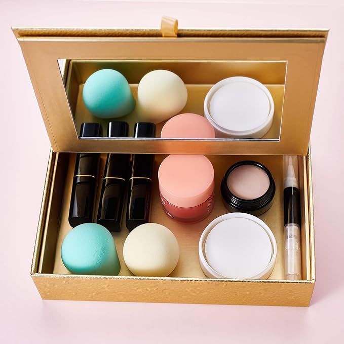 Jessup Makeup Brushes Set Professional Makeup Brush Eyeshadow Blending Powder Foundation Blusher Concealer 25pcs with Cosmetics Storage Box Zinfandel T285