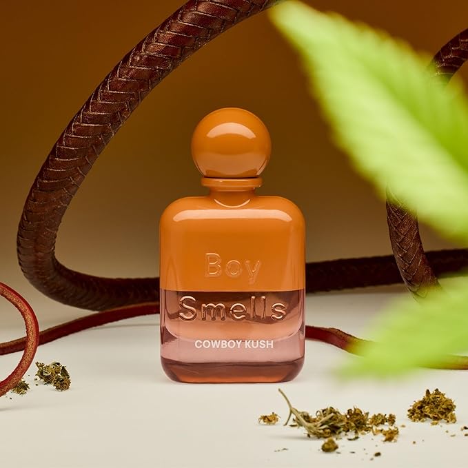 Boy Smells Cowboy Kush ? Eau de Parfum - Long Lasting Perfume with Patchouli Scent ? Spicy Aromatic Fragrance with Leather &amp Hazelnut Notes ? 50 ml