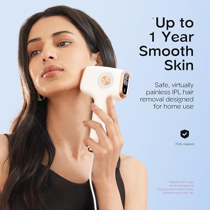 INNZA IPL Hair Removal with Ice Cooling Care Function for WomenLong-Lasting Results999999 Flashes Painless Hair Removal Hair Removal Device for Armpits Legs Arms Bikini Line