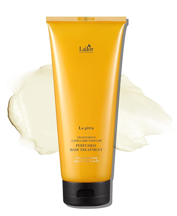 La?™dor perfumed hair treatment for damaged bleached &amp permed hair ? anti-frizz deep nourishing &amp hydrating hair mask ? non-oily moisturizing glossy &amp silky finish 01 La Pitta 5 fl oz Kor