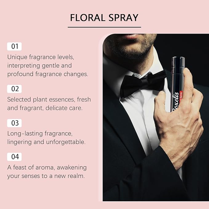 Charming Amber Fragrance Spray - Natural Fresh &amp Long-lasting Portable Elegant Perfume(3PCS)