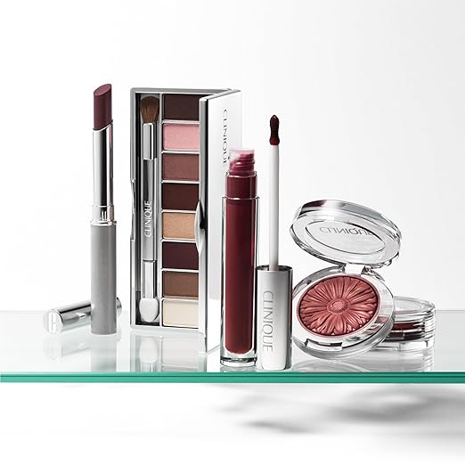 Clinique All About Shadow Eye Shadow Palette 8 Silky + Buildable Shades | Black Honey Pink and Nude Honey | Safe For Sensitive Eyes