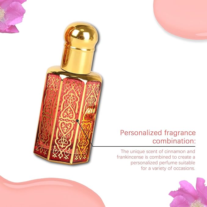Roll-On Charming Floral Fragrance Perfume - Rose Scented Long-Lasting Portable Elegance(3PCS)