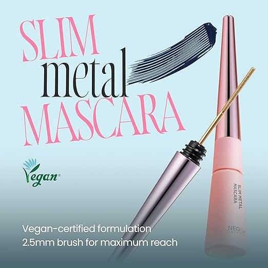 NEOGEN DERMALOGY Innovative Sensational Hygienic Washable Extra Slim &amp Volume Metal Mascara