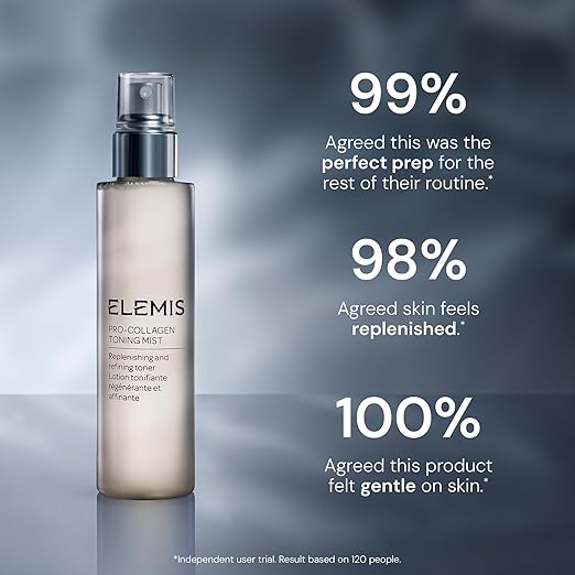 ELEMIS Pro-Collagen Toning Mist 150ml Hydrating PHA Facial Mist to Refine Pores &amp Smooth Skin