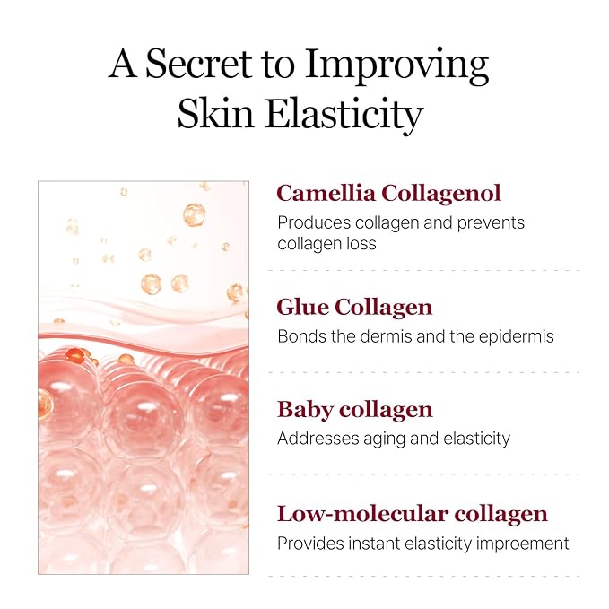 ROUND LAB Camellia Deep Collagen V Lifting Gel Mask 14ea | Double-chin Turkey Neck Instant Face Lifting Mask Cooling and Depuffing Face Toning Belt Firming Sagging Skin Korean Skin Care 10g/0.35oz