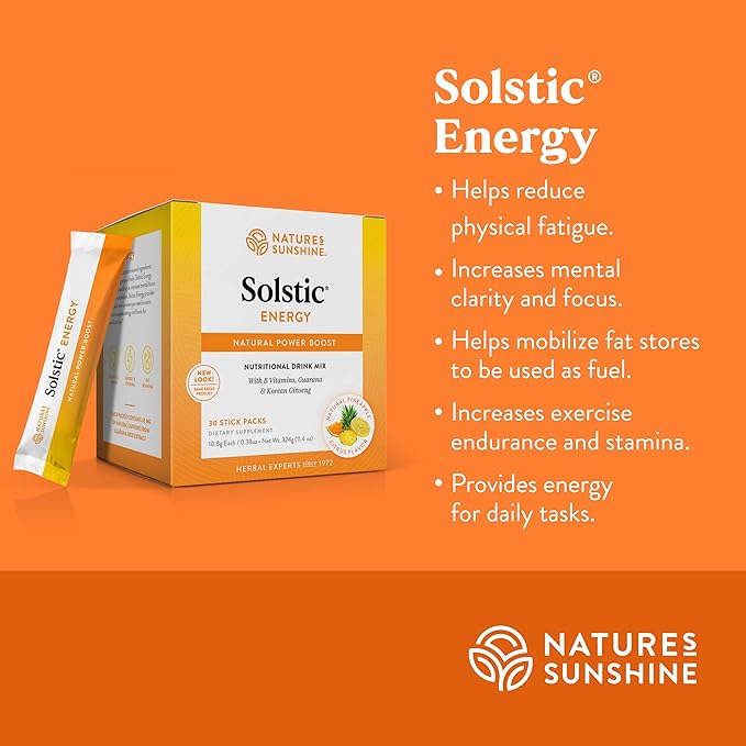 Nature's Sunshine Solstic Energy 0.14 Ounce each 30 Count (Pack of 1)