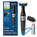 Philips Norelco Bodygroom Series 1100 BG1026/60 Showerproof Body Hair Trimmer and Groomer for Men