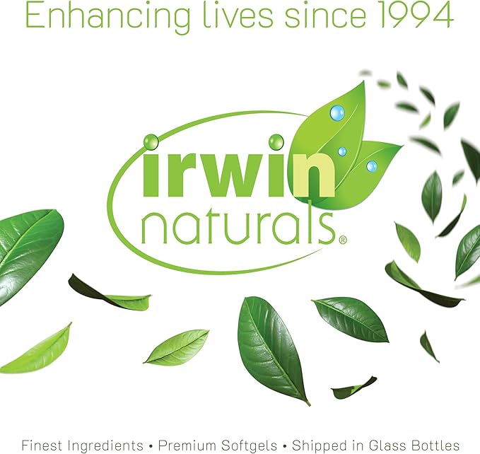 Irwin Naturals Sunny Mood with 5-HTP - 80 Liquid Soft-Gels - Supports Emotional Well-Being &amp Relaxation - 40 Servings