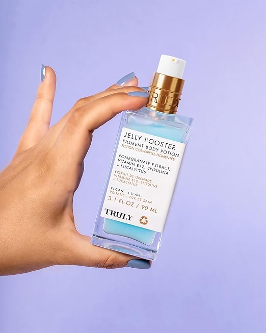 Truly Beauty Jelly Booster Pigment Body Potion Lightweight Fast Absorbing Acne Scar Treatment for Face And Body Scar Removal Ointment/Serum for Everyday Use 3.1 Fl.Oz