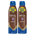 Banana Boat Dry Oil Tanning Spray Sunscreen SPF 15 6oz | Protective Sun Tanning Oil with SPF 15 Sunscreen Oxybenzone Free 6oz each Twin Pack