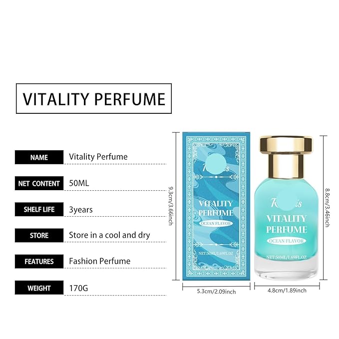 Ocean Vitality Eau De Toilette - Natural Freshness Long-Lasting Scent(2PCS)