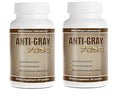 Anti-Gray Hair 7050 Helps Restore Natural Hair Color 60 Capsules Per Bottle (2 Bottles)