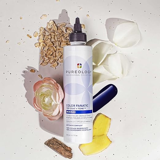 Pureology Color Fanatic Top Coat + Tone - Maintains Hair Color Treatment Smooths Restores Vibrancy and Adds Shine