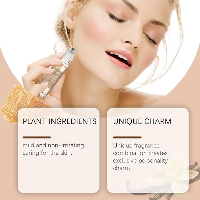 Caramel Honey Delicate Scent Perfume - Exquisite Fragrance For A Sensory Journey(2PCS)