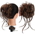 CHICKEN Hair Extensions Synthetic Hair Bun with Elastic Comb Messy Bun Curls Hair Bun Women Wig Hair Extensions Hair Accessories Hair Pieces For Women (Color : SW205-04)