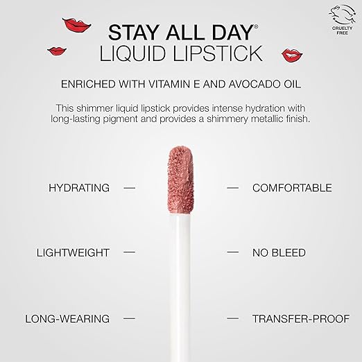 stila Stay All Day Sheer &amp Shimmer Liquid Lip