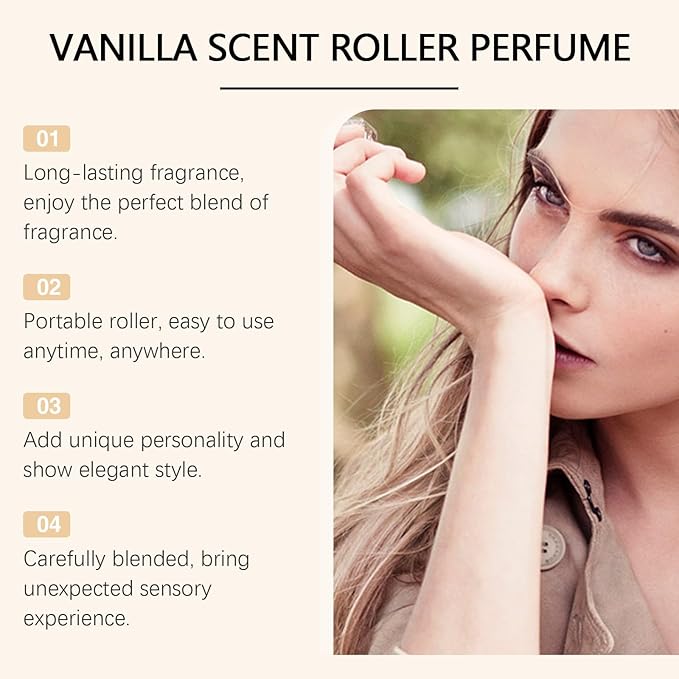 Charming Roll-On Perfume - Long-Lasting Fresh Cappuccino Allure Portable Fragrance For All-Day Elegance(2PCS)