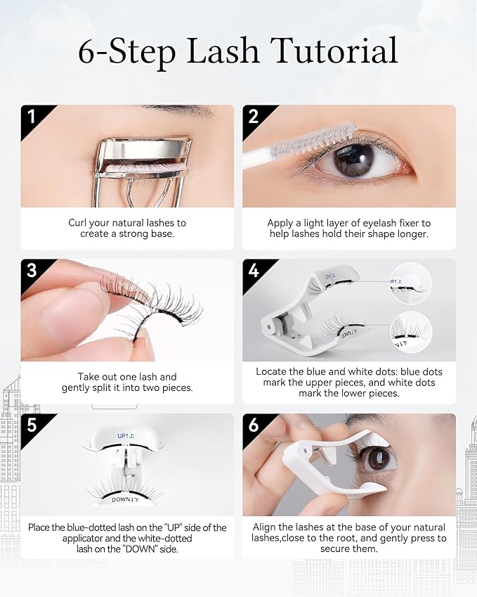 WOSADO Soft Magnetic Eyelashes Kit Glue-free Bold Magnetic Lashes (No.28 Sedona Trail 21.5mm)
