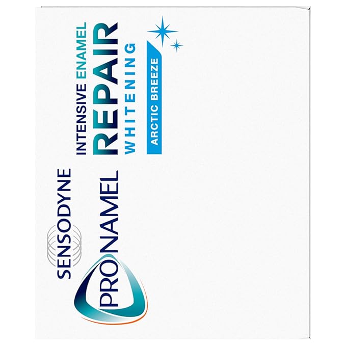 Sensodyne Pronamel Intensive Enamel Repair Toothpaste for Sensitive Teeth and Cavity Protection Whitening Toothpaste to Strengthen Enamel Arctic Breeze - 3.4 Ounces x 4