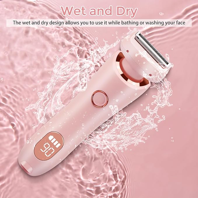 Solys Razaors for Women Wet &amp Dry Electric Waterproof Shaver The Glide Pro 3.0 Duskofficial Razor 2 in 1 Livora Silk Electric Shaver for Women Dusk Razor Painless Hair Removal