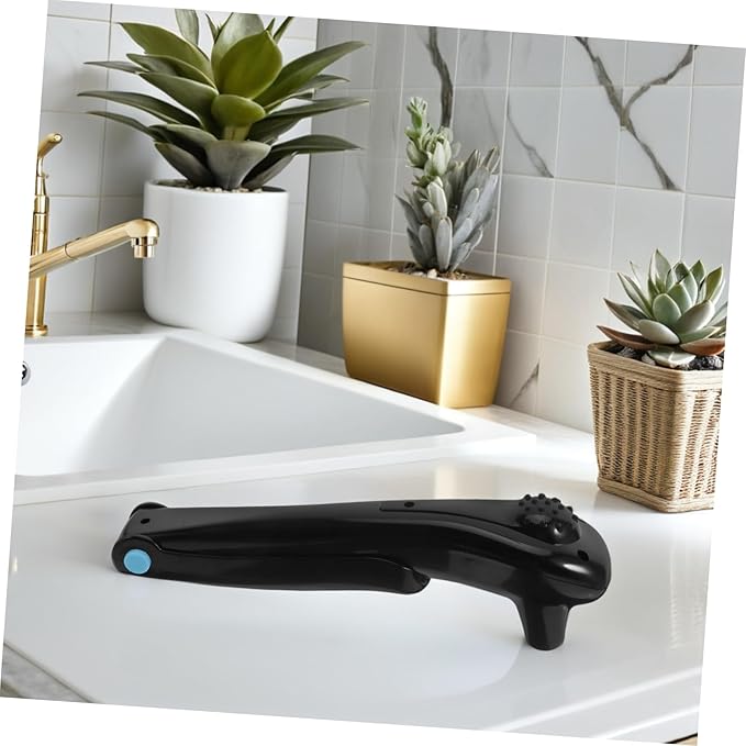Electric Back Shaver for Men Body Hair Trimmer Portable Grooming Razor Battery Operated Ergonomic Design for DIY Hair Removal Black