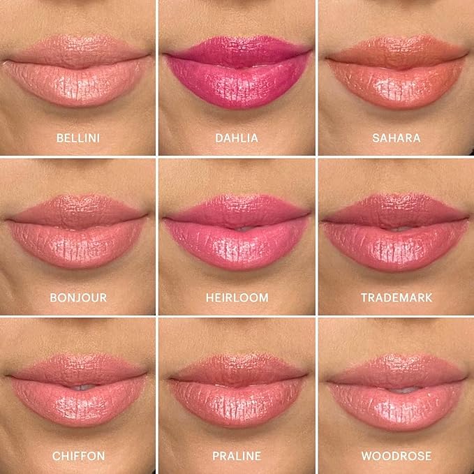 Glo Skin Beauty Cream Glaze Lip Crayon | New Neutral Shades Peach Nude (Bellini)