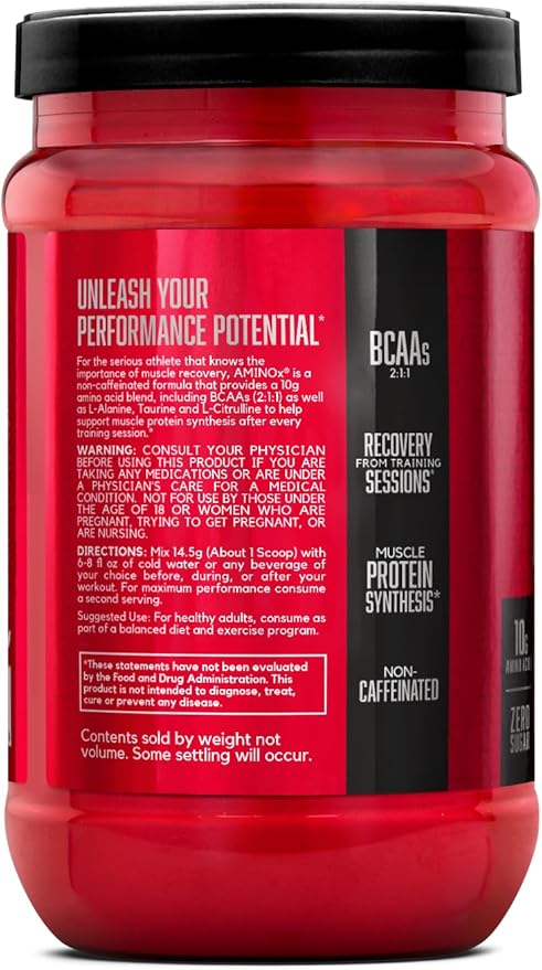 BSN Amino X Muscle Recovery &amp Endurance Powder with BCAAs 10 Grams of Amino Acids Keto Friendly Caffeine-Free Support Endurance Zero Sugar Blue Raz 30 servings 15.34 Ounce (Packaging May V