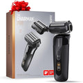 MANSCAPED® The Chairman??PRO Men?™s Electric Foil Face Shaver - Two Interchangeable Blade Heads SkinSafe® Four-Blade Foil &amp Stubble Trimmer USB-C Wireless Compatible Charging Gentle on Neck