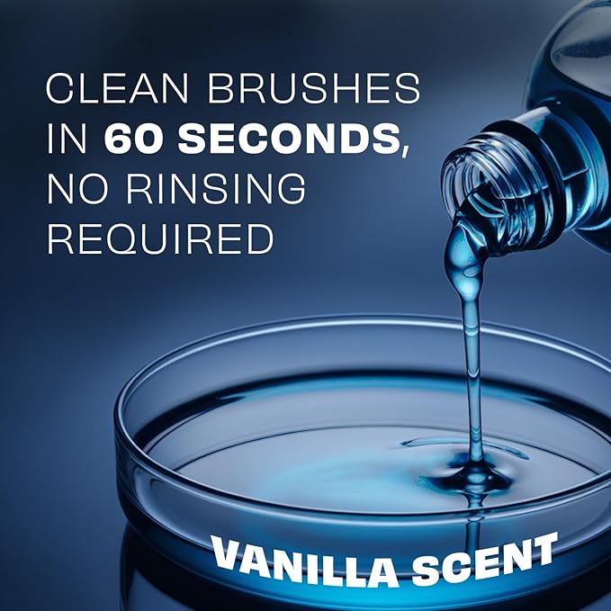 Original Makeup Brush Cleaner - Professional Cleanser for Makeup Brushes - Quick-Drying Rinse-Free Formula - Removes Stubborn Waterproof Make Up 32 oz