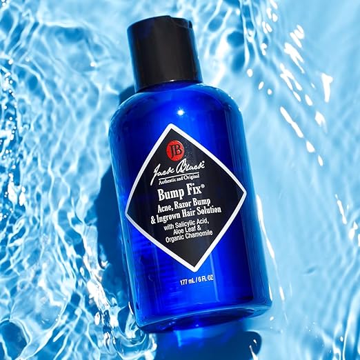 Jack Black Bump Fix 6 Fl. Oz. ? Acne Razor Bump &amp Ingrown Hair Solution ? Moisturizing Acne Treatment for Face Aftershave for Razor Bumps Ingrown Hair Serum for Men