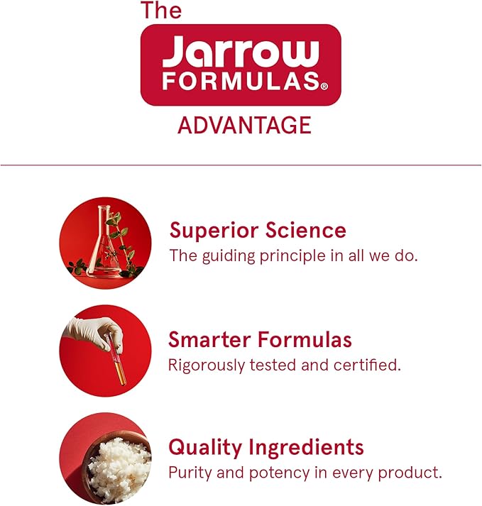 Jarrow Formulas S-Acetyl L-Glutathione Tablets - 100 mg - 60 Count - Dietary Supplement - Stable Form of L-Glutathione - for Antioxidant Support and Detoxification - Non-GMO - Gluten Free