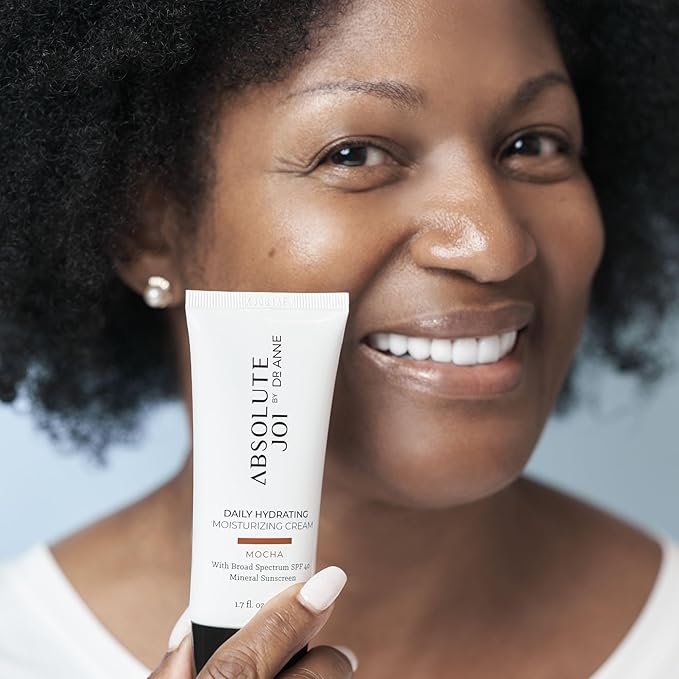 Daily Hydrating Moisturizing Cream SPF 40 Tinted Mineral Sunscreen Broad-Spectrum &amp Blue Light Blocking Fragrance-Free for Sensitive Skin Available in Two Sheer Tints 1.7 oz