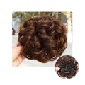 EARSHOT Hair Buns Hair Piece Synthetic Curly Hair Bun Hair Clips Women Ponytail Extensions Messy Bun Hair Hoops Extensions Wig Hair Accessories Hair Accessories For Girls (Color : B)