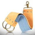 Naked Armor Straight Razor Leather Strop - 2.5 x 15 Cow Leather Razor Blade Sharpener with Brass Hooks Brown