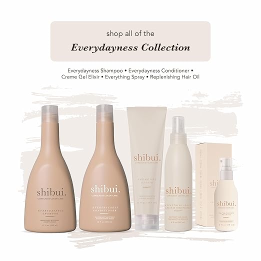 SHIBUI Everydayness Conditioner Lightweight Hydration &amp Color Protection with Peach &amp Babassu Oils for Fine to Medium Hair Color-Safe &amp Silicone-Free