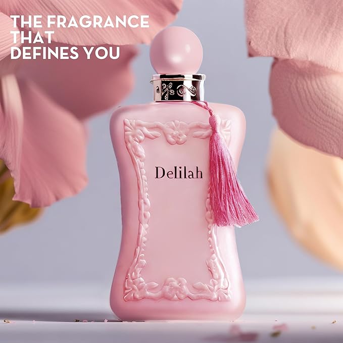 4 Piece Women Perfume Set RIO Sweet Crush Jasmine/Valentine Milano/La Vida Bella/Delilah Eau de Parfum Women's Fragrance Sets with Luxury Gift Box for Daily Use